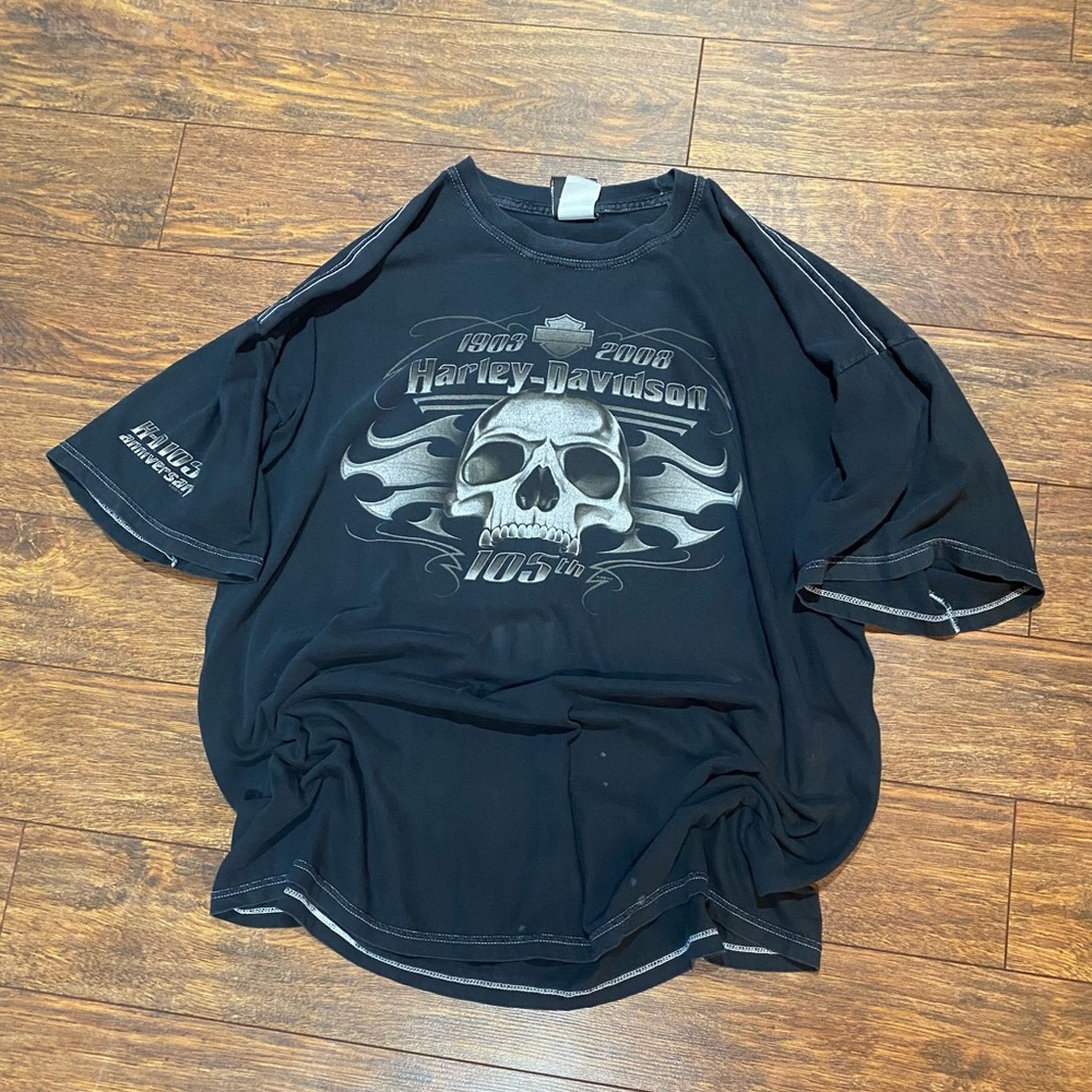 Harley-Davidson Black Short Sleeve Tee